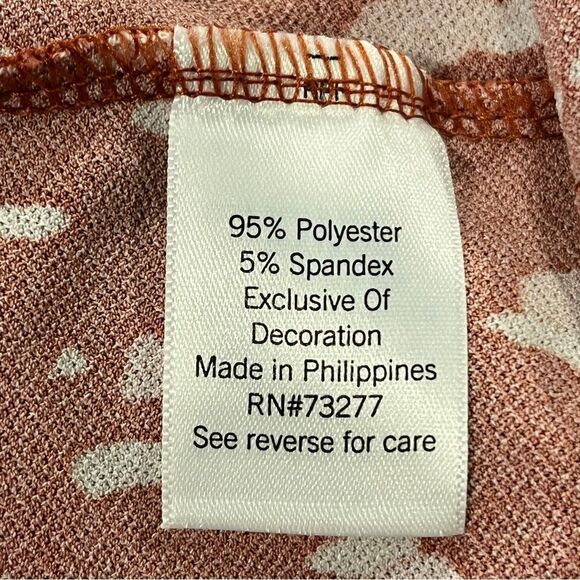 Nine West fake wrap flutter sleeves mini Dress size medium - Picture 11 of 13